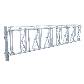 Selbstfangfressgitter mit Neigungsbegrenzer, 5 m, 7 Plätze