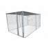 Chenil grillagé avec toit hauteur 1.8m vue coté