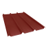 Beiser Environnement - Tôle nervurée 45-333-1000, 70/100ème, brun rouge, 4,5 m