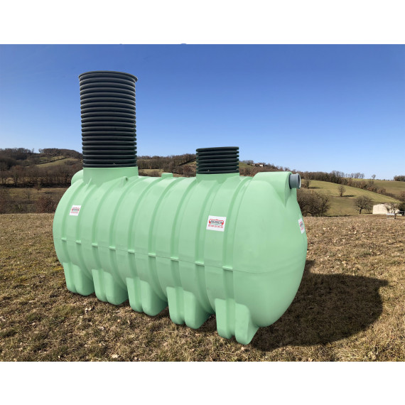 HDPE Regenwassersammel-Anlage zum vergraben 3000L  