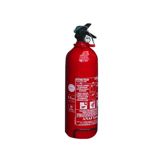 Pulver-Feuerlöscher 2 kg  