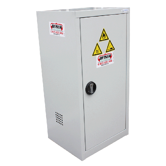 Sicherheitsschrank für Pflanzenschutzmittel - Günstige Ausführung - Tief mit 1 Tür  