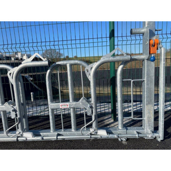 Automatisches Selbstfangfressgitter für 4 Horntiere, 3 m  