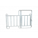 Barrière de contention avec porte avec barres verticales, 3 x 1,60 m – Beiser Envrionnement
